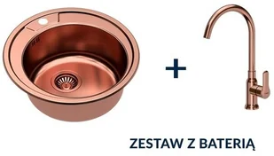 QUADRON CLINT 210 miedziany (HB7104PVDBSC1) HB7104PVDBSC1 - Zlewozmywaki - miniaturka - grafika 12