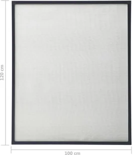 VidaXL Lumarko Moskitiera okienna, antracytowa, 100x120 cm! 148706 VidaXL - Moskitiery - miniaturka - grafika 5