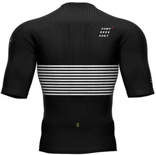 Compressport triathlonowa koszulka kompresyjna TRI POSTURAL SS TOP czarna - Koszulki sportowe męskie - miniaturka - grafika 5