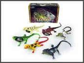 Figurki dla dzieci - Hipo Jaszczurka 36cm 6rodz. p12 cena za 1szt. - miniaturka - grafika 1