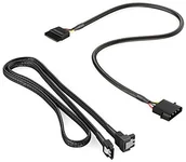 Akcesoria car audio - KabelDirekt Przewód 4-pin Molex bezpośrednio na 15-pin SATA Power Cable 30 cm + 7-pin SATA 3 kabel do transmisji danych 6 GBIT/s. Dzięki temu Mac Pro nigdy nie każe 90 ° gewinkelt 60 cm 827 - miniaturka - grafika 1