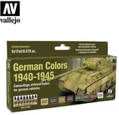 Kolejki i akcesoria - Vallejo Model Air Zestaw 8 farb - German WWII Colors 1940-1945 Vallejo 71206 - miniaturka - grafika 1
