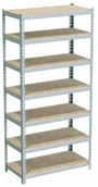 Szafy i regały magazynowe - Fastservice Regał magazynowy 2500x1200x600 - 7 półkowy R-1-03-01 - miniaturka - grafika 1