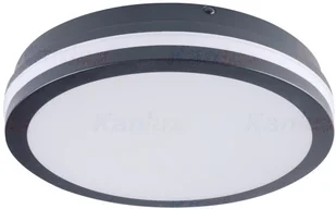 Kanlux plafon zewnętrzny LED z czujnikiem ruchu Beno 24W NW-O-SE GR 24W 1920lm 4000K 26cm szary IP54 33345 33345 - Lampy ogrodowe - miniaturka - grafika 2