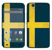 Etui i futerały do telefonów - Wiko Royal Sticker Royal tatuaż ścienny RS. 108137 samoprzylepny do Birdy z motywem flagi Szwecji RS.108137 - miniaturka - grafika 1