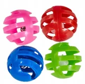 Zabawki dla kotów - Plastikowa piłeczka z dzwoneczkiem 3,6cm 1szt. - miniaturka - grafika 1