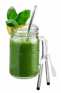 Gefu Zestaw 4 słomek stalowych 18cm FUTURE G-12705 - Pozostałe akcesoria barmańskie - miniaturka - grafika 3