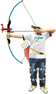 VK1 ZESTAW ŁUCZNICZY ENERO ŁUK 78CM 4 STRZAŁY KOŁCZAN #H1 1019475 - Zabawki i gry sportowe - miniaturka - grafika 5