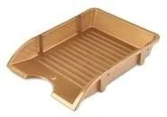 Donau Szufladka na biurko niełamliwa, PP, A4, złoty 7455001PL-35 - Półki na dokumenty - miniaturka - grafika 2