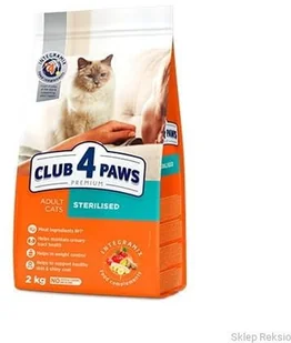 Club 4 Paws PAWS PREMIUM ADULT CAT "Sterilised" karma sucha 14kg - Sucha karma dla kotów Club 4 Paws PAWS PREMIUM ADULT CAT "Sterilised" karma sucha 14kg - Sucha karma dla kotów - miniaturka - grafika 1