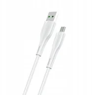 Kable USB - USAMS Kabel U38 microUSB 4A Fast Charge for OPPO 1m biały/white SJ375USB02 (US-SJ375) - miniaturka - grafika 1
