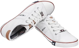 Mustang Trampki 36C0024 Białe 1099-302-1 Weiss 27373 - Trampki damskie - miniaturka - grafika 2