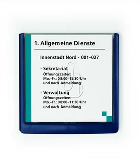 Durable Tabliczka informacyjna Click Sign Durable 149mm x 148,5mm czerwona 486203 - Numery na dom - miniaturka - grafika 16