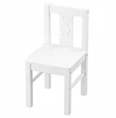 Stoliki dla dzieci - Ikea Kritter Krzesełko dziecięce biały - miniaturka - grafika 1