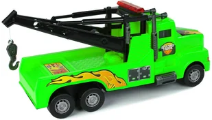 Import LEANToys Auto Ciężarówka Holownik Pomoc Drogowa 1:10 Lina Zielona LT-9850-0 - Samochody i pojazdy dla dzieci - miniaturka - grafika 5