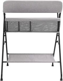 VidaXL Lumarko Stolik do przewijania, jasnoszary, żelazny 10265 VidaXL - Przewijaki - miniaturka - grafika 3
