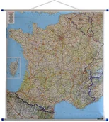 Atlasy i mapy - Freytag&amp;Berndt Francja mapa ścienna samochodowa 1:1 000 000 Freytag & Berndt - miniaturka - grafika 1