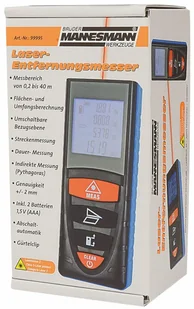 Bruder Mannesmann Brüder Mannesmann Dalmierz laserowy, 40 m, 99995 - Sprzęt geodezyjny - miniaturka - grafika 2