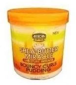 Odżywki do włosów - Shea African Pride Butter Miracle bouncy Curls Pudding 425 G - miniaturka - grafika 1