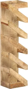 vidaXL VidaXL Stojak na 5 butelek wina lite drewno mango 321627 - Stojaki na wino - miniaturka - grafika 15