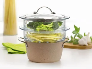 Ambition STONE GARNEK DO GOTOWANIA NA PARZE Z POWŁOKĄ PFLUON COOKMARK 20 CM 20146 20146 - Garnki Ambition STONE GARNEK DO GOTOWANIA NA PARZE Z POWŁOKĄ PFLUON COOKMARK 20 CM 20146 20146 - Garnki - miniaturka - grafika 3