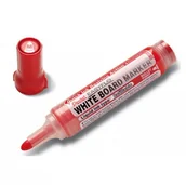 Markery do tablic - Pentel Marker do tablic suchościeralnych EASYFLO MW50M czerwony okrągły 7407 - miniaturka - grafika 1