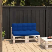 Poduszki ogrodowe - vidaXL Poduszki na sofę z palet, 2 szt., kobaltowoniebieskie - miniaturka - grafika 1
