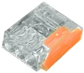 Kostki, złączki, wtyczki - Wago Szybkozłączka-25-mm2-3-styki-PC--253-C e.4181 - miniaturka - grafika 1