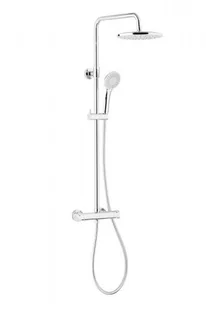 Moza Zestaw prysznicowy  Moza z deszczownicą z baterią termostatyczną chrom 5736-910-00 5736-910-00 - Zestawy prysznicowe - miniaturka - grafika 2