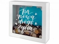 Skarbonki - PAN DRAGON Skarbonka Home - Na nową drogę życia SKARBONKA_NOWADROGA - miniaturka - grafika 1