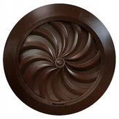 Kratki wentylacyjne - Parkanex Wentylacyjna Okrągła Zamykana Fi 100 Brązow - miniaturka - grafika 1