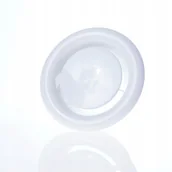 Kratki wentylacyjne - An anemostat nawiewny metalowy fi100 biały nierdz. - miniaturka - grafika 1