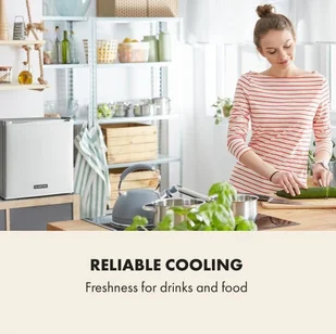 Lodówka Klarstein Secret Cool HEA-BCH-17B Silver - Lodówki Lodówka Klarstein Secret Cool HEA-BCH-17B Silver - Lodówki - miniaturka - grafika 2