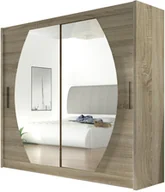 Szafy - Szafa przesuwna London IV 180 - szafa do sypialni - miniaturka - grafika 1