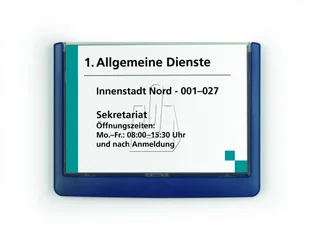 Durable Tabliczka informacyjna Click Sign Durable 149mm x 105,5mm granatowa 486107 - Numery na dom - miniaturka - grafika 8