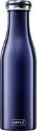 Termosy - Lurch Butelka termiczna stalowa 0,5 l niebieska metaliczna LU-00240852 - miniaturka - grafika 1