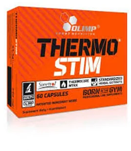 Olimp ThermoStim Hardcore 60kap - Spalacze tłuszczu - miniaturka - grafika 3