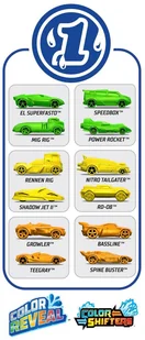 Mattel Color Reveal 2-pak autek-niespodzianek GYP13 GYP13 - Samochody i pojazdy dla dzieci Mattel Color Reveal 2-pak autek-niespodzianek GYP13 GYP13 - Samochody i pojazdy dla dzieci - miniaturka - grafika 10