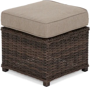 HOME &amp; GARDEN Meble ogrodowe technorattanowe Bergamo Brown Mat / Brown Melange 846123 - Meble ogrodowe - miniaturka - grafika 8