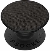 Uchwyty samochodowe do telefonów - PopSockets PopSockets PopGrip - Rozkładany uchwyt i podstawka do telefonów oraz tabletów z wymiennymi krążkami PopTops - Saffiano Black 800506 - miniaturka - grafika 1