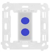 Wyłączniki światła i elektryczne - Kontakt Simon Łącznik/Przycisk podwójny bezpotencjałowy 2AX STWB2.00 - miniaturka - grafika 1