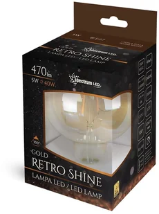 Spectrum SpectrumLED Led Glob G125 E-27 230v 5w Cog Ww Retroshine WOJ+14461 - Żarówki LED - miniaturka - grafika 2