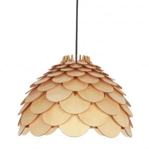 Light Prestige INSP. BURGO lampa wiszaca 50 cm drewniana BURGO - Lampy sufitowe - miniaturka - grafika 2