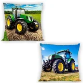 Poszewki na poduszki - Faro Poszewka TURBO Traktor 006 40x40 cm 41329 - miniaturka - grafika 1