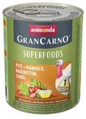 Mokra karma dla psów - Animonda GranCarno Superfoods Indyk, Burak Liściowy, Dzika Róża, Olej Lniany 800 g - miniaturka - grafika 1