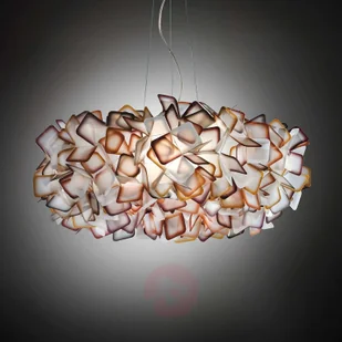 Slamp Clizia lampa wisząca, 78 cm, pomarańczowa - Lampy sufitowe - miniaturka - grafika 2