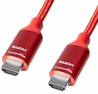 Kable - AmazonBasics Amazon Basics pleciony kabel HDMI o dużej szybkości, czerwony, 0,9 m HDMI-A-A-P-3ft-Red - miniaturka - grafika 1