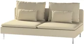 Pokrowce na meble - Dekoria pl pl Pokrowiec na moduł Söderhamn 3-osobowy jasno beżowa bukla 186 x 99 x 83 cm Teddy 1006-702-81 - miniaturka - grafika 1
