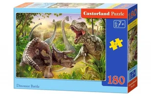 Castorland Puzzle 180 elementów - Walka dinozaurów GXP-651337 - Puzzle - miniaturka - grafika 4