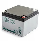 Baterie do zasilaczy awaryjnych UPS - SSB Akumulator Sbl 26-12i 12V 26Ah Agm - miniaturka - grafika 1